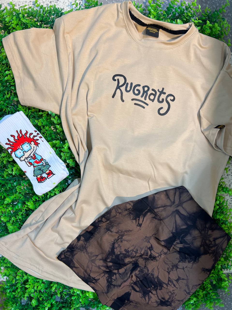 CONJUNTO 3 PIEZAS RUGRATS BEIGE