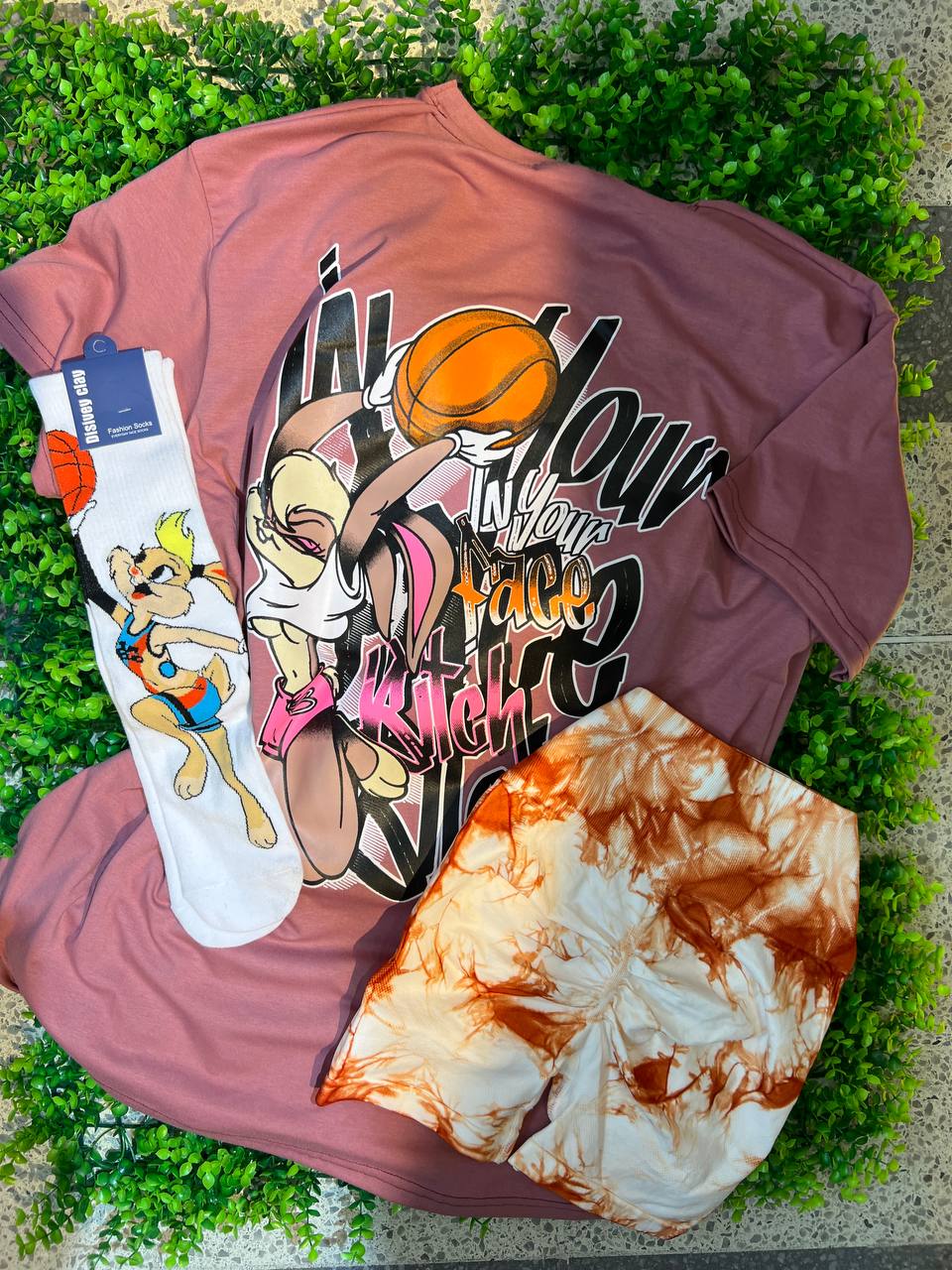 CONJUNTO 3 PIEZAS LOONEY TUNES SALMON