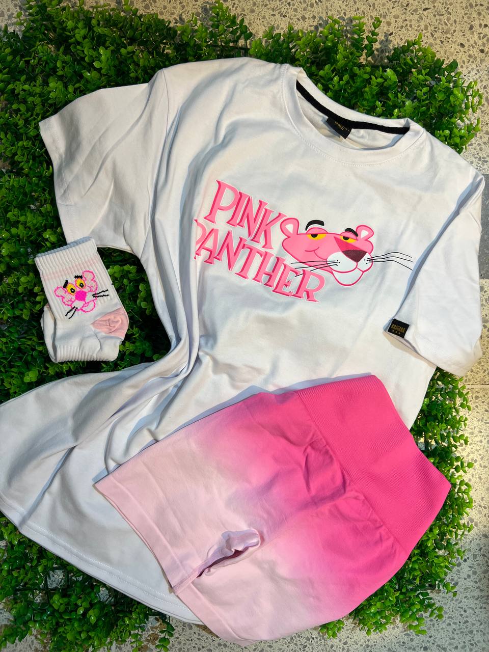 CONJUNTO 3 PIEZAS PANTERA ROSA