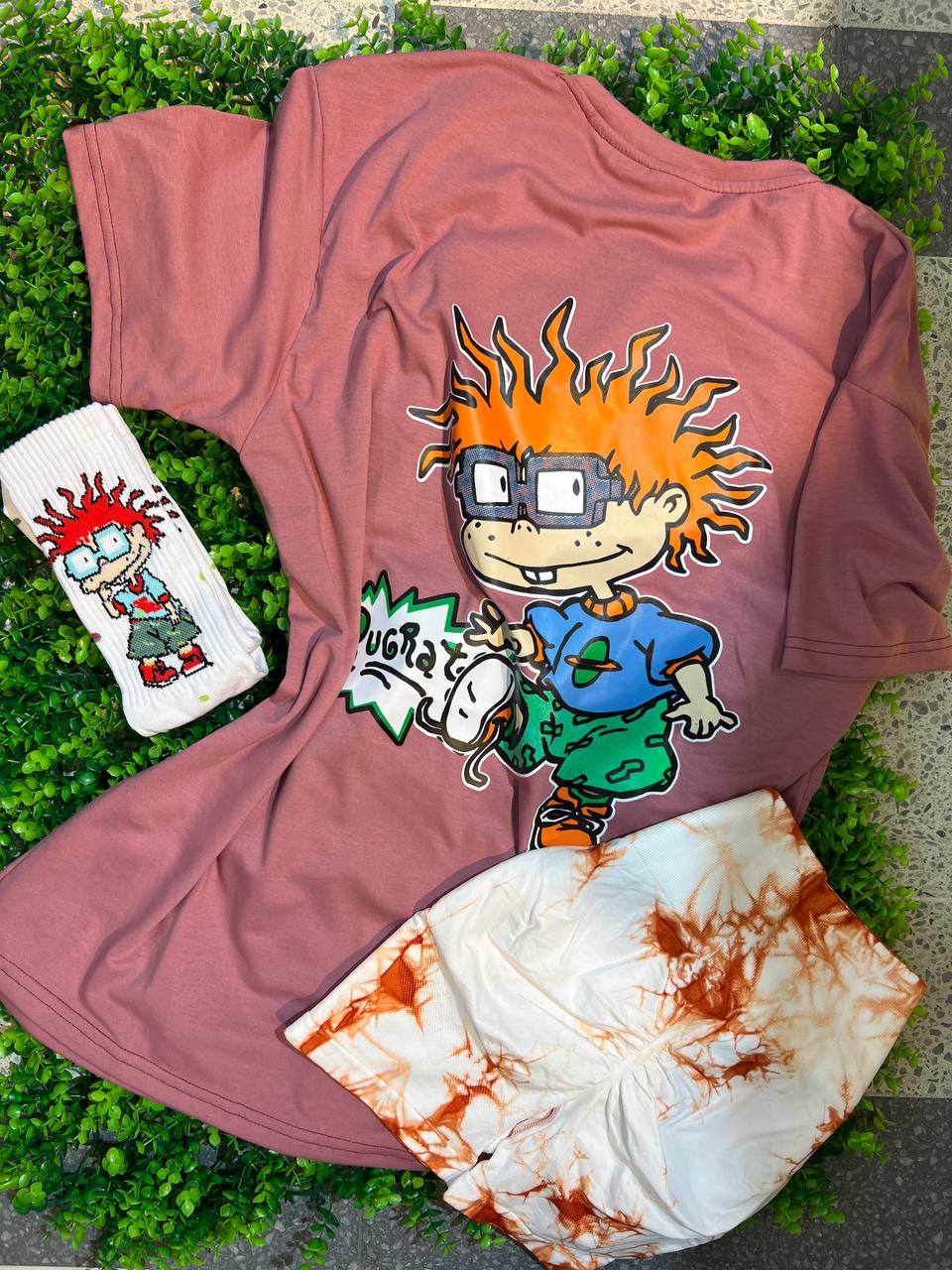 CONJUNTO 3 PIEZAS RUGRATS SALMON