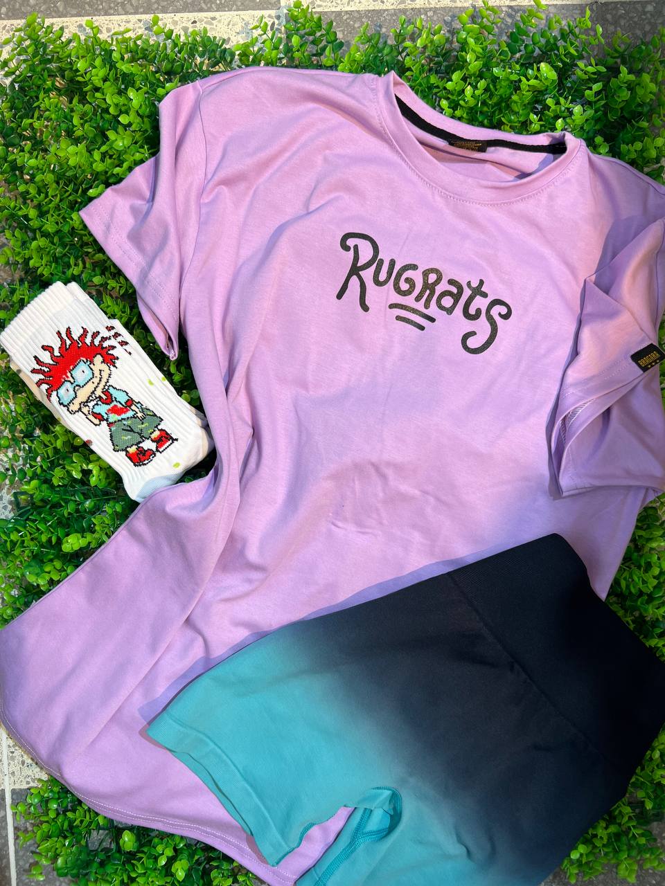 CONJUNTO 3 PIEZAS RUGRATS MORADO