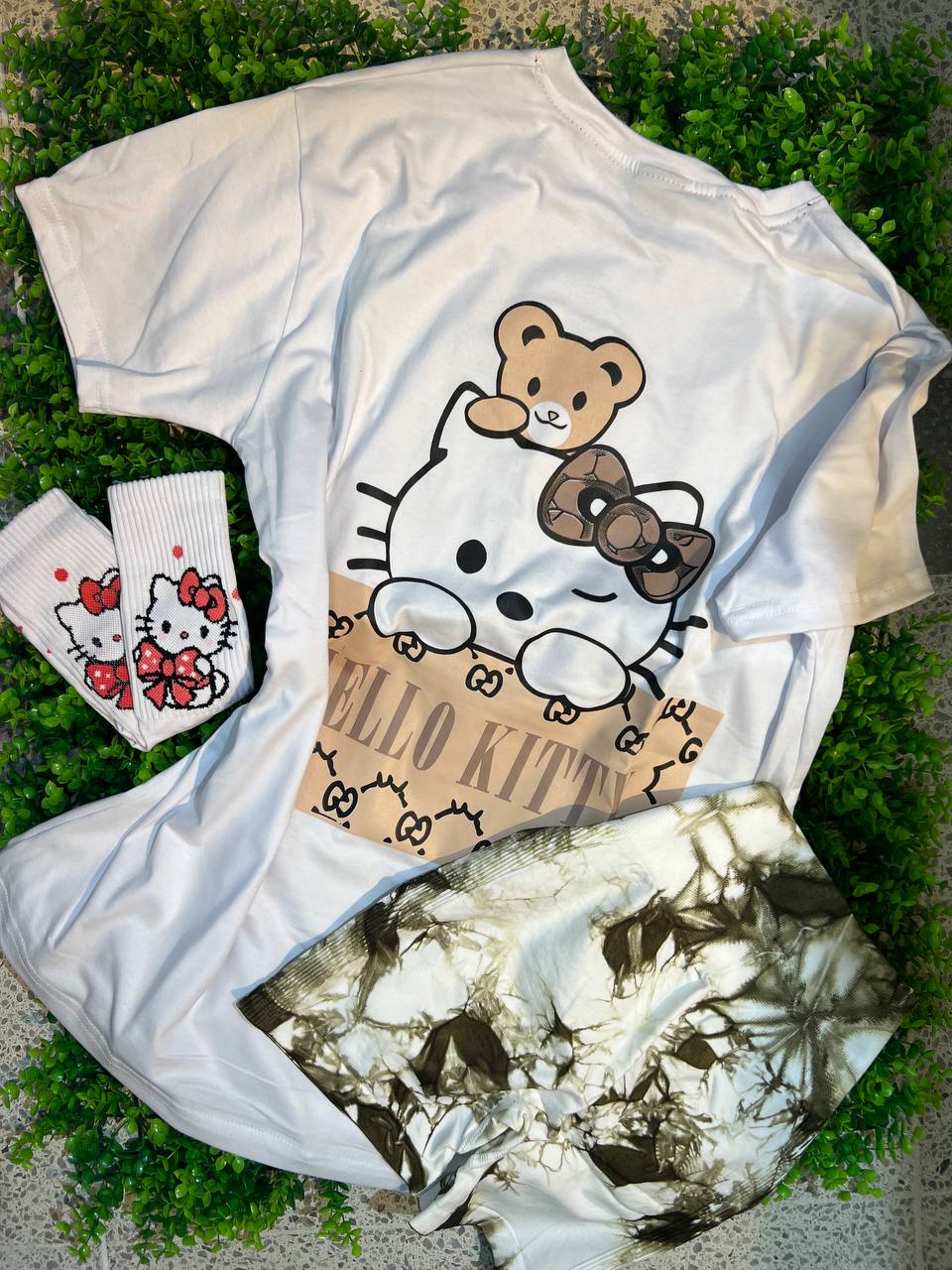 CONJUNTO 3 PIEZAS HELLO KITTY