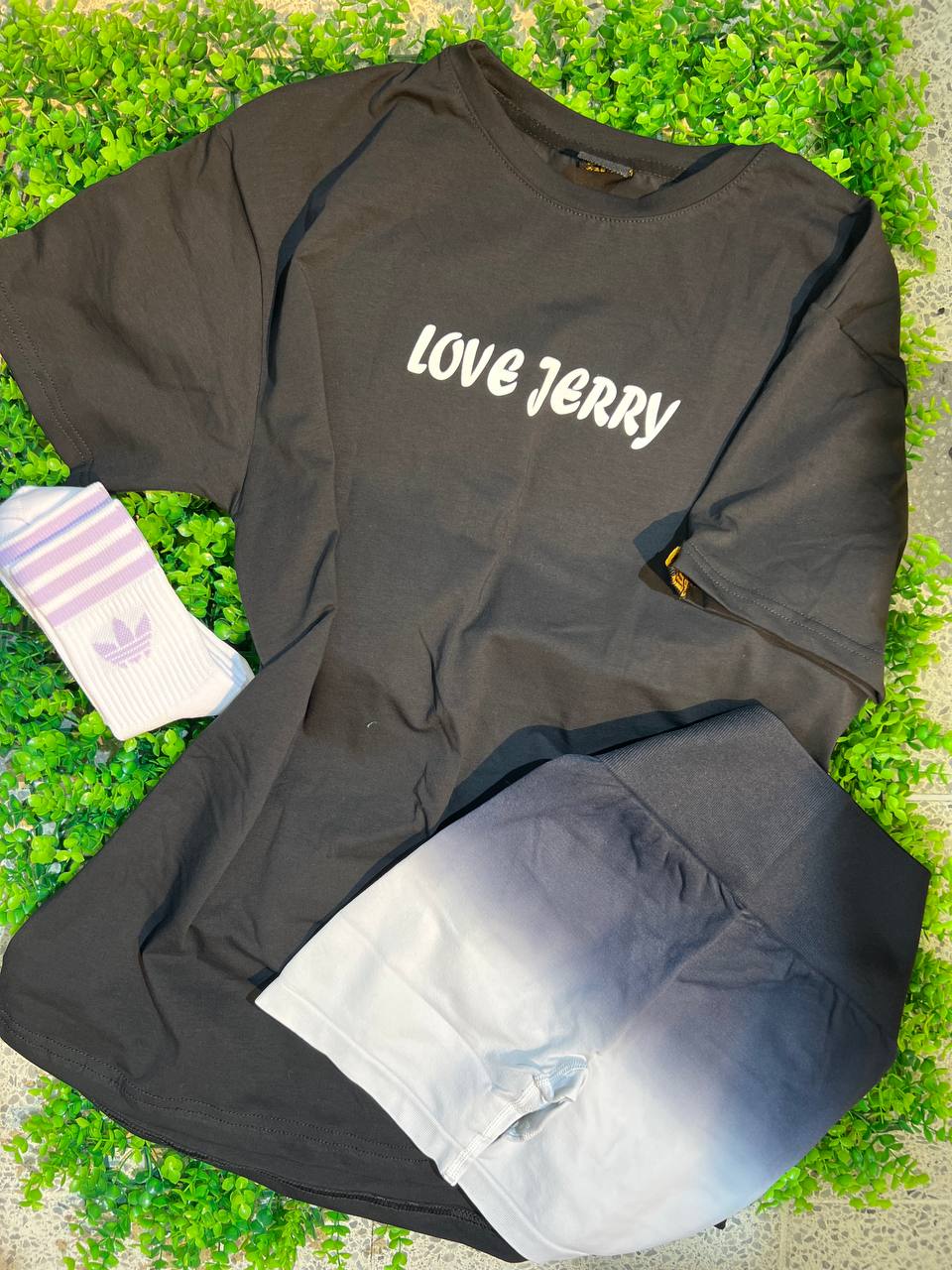 CONJUNTO 3 PIEZAS TOM Y JEERY NEGRO