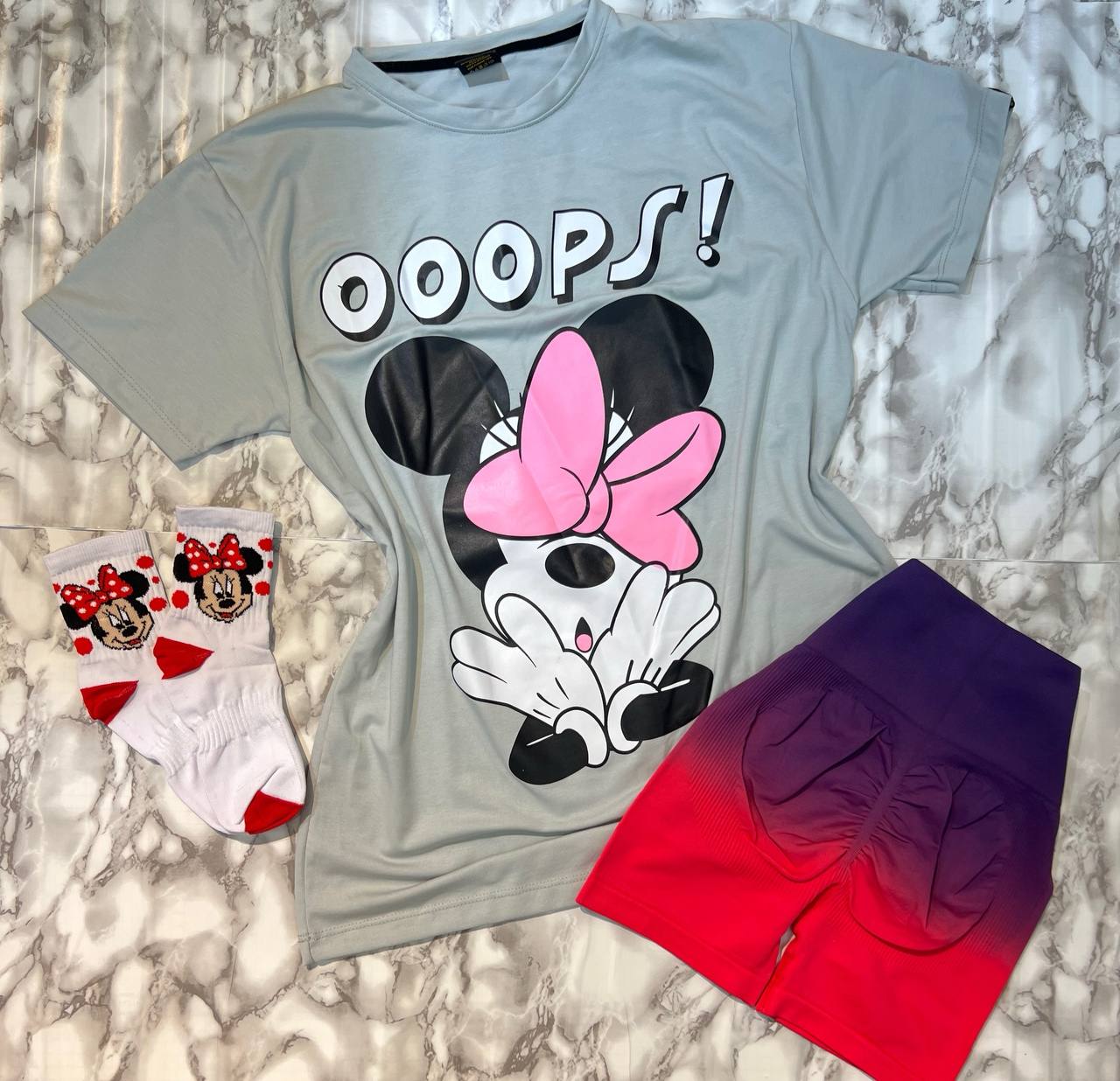 CONJUNTO 3 PIEZAS OOOPS GRIS