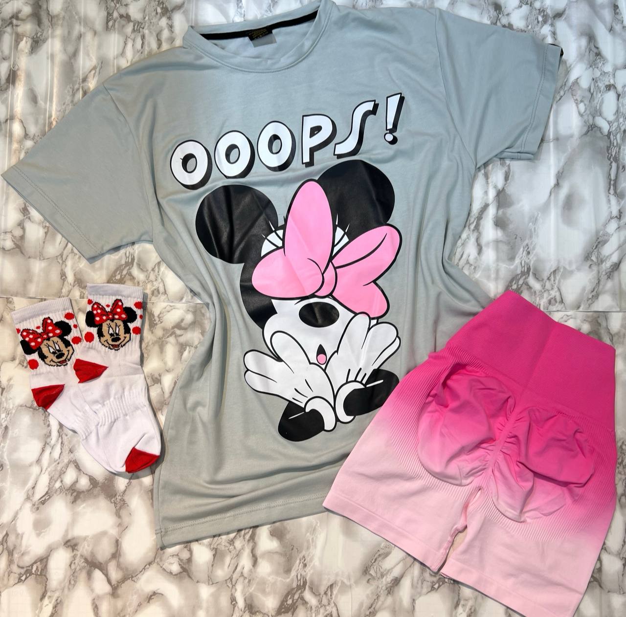 CONJUNTO 3 PIEZAS OOOPS GRIS