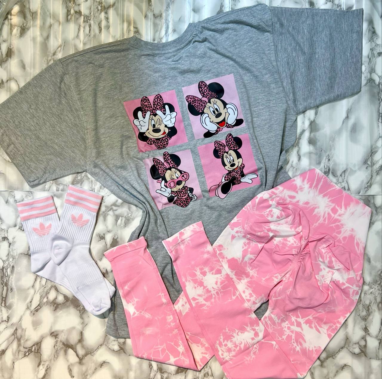 CONJUNTO 3 PIEZAS LEGGINGS MINNIE