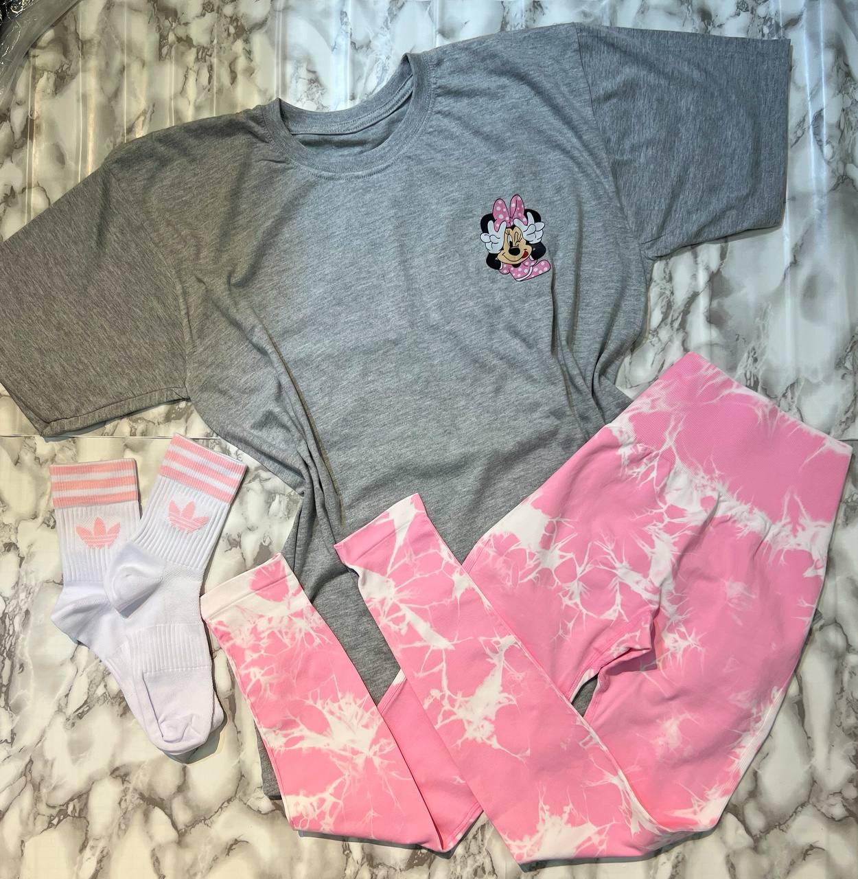 CONJUNTO 3 PIEZAS LEGGINGS MINNIE
