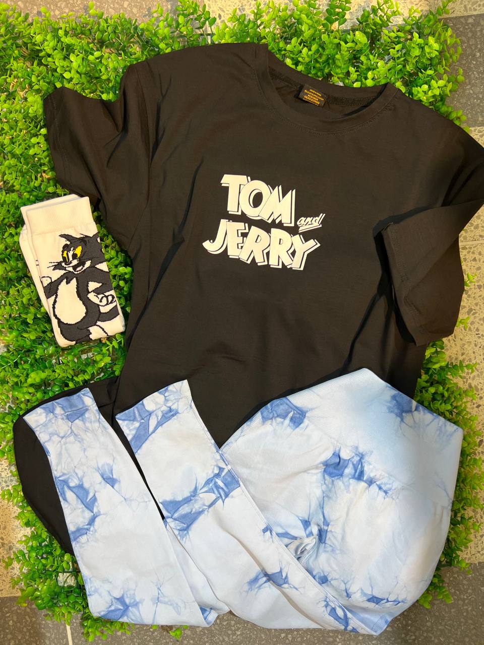 CONJUNTO 3 PIEZAS LEGGINGS TOM Y JERRY