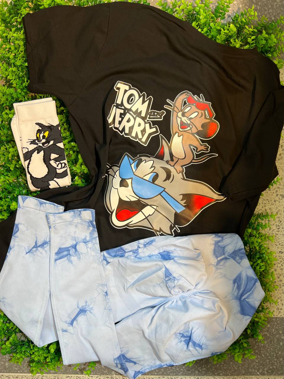 CONJUNTO 3 PIEZAS LEGGINGS TOM Y JERRY