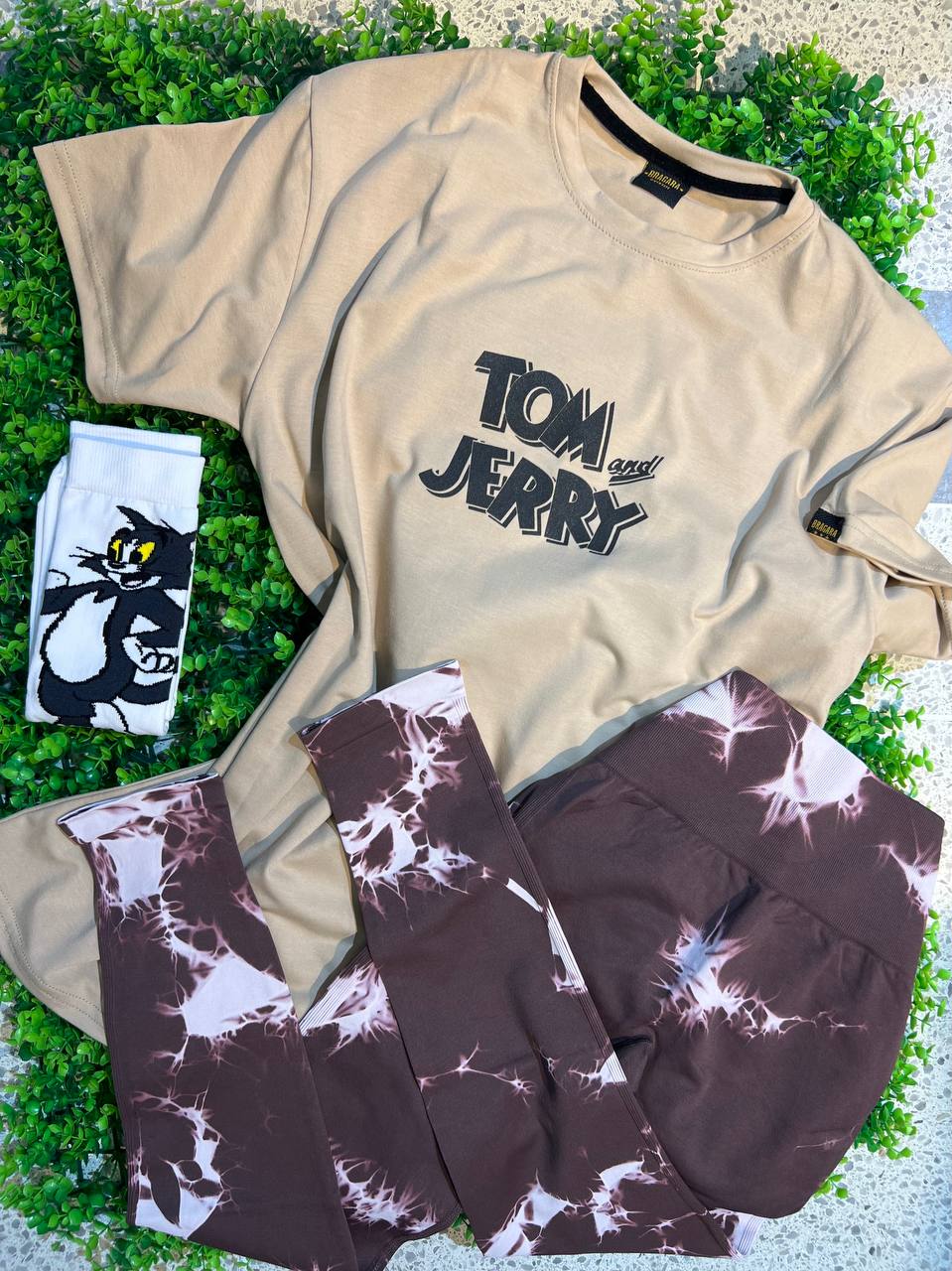 CONJUNTO 3 PIEZAS LEGGINGS TOM Y JERRY