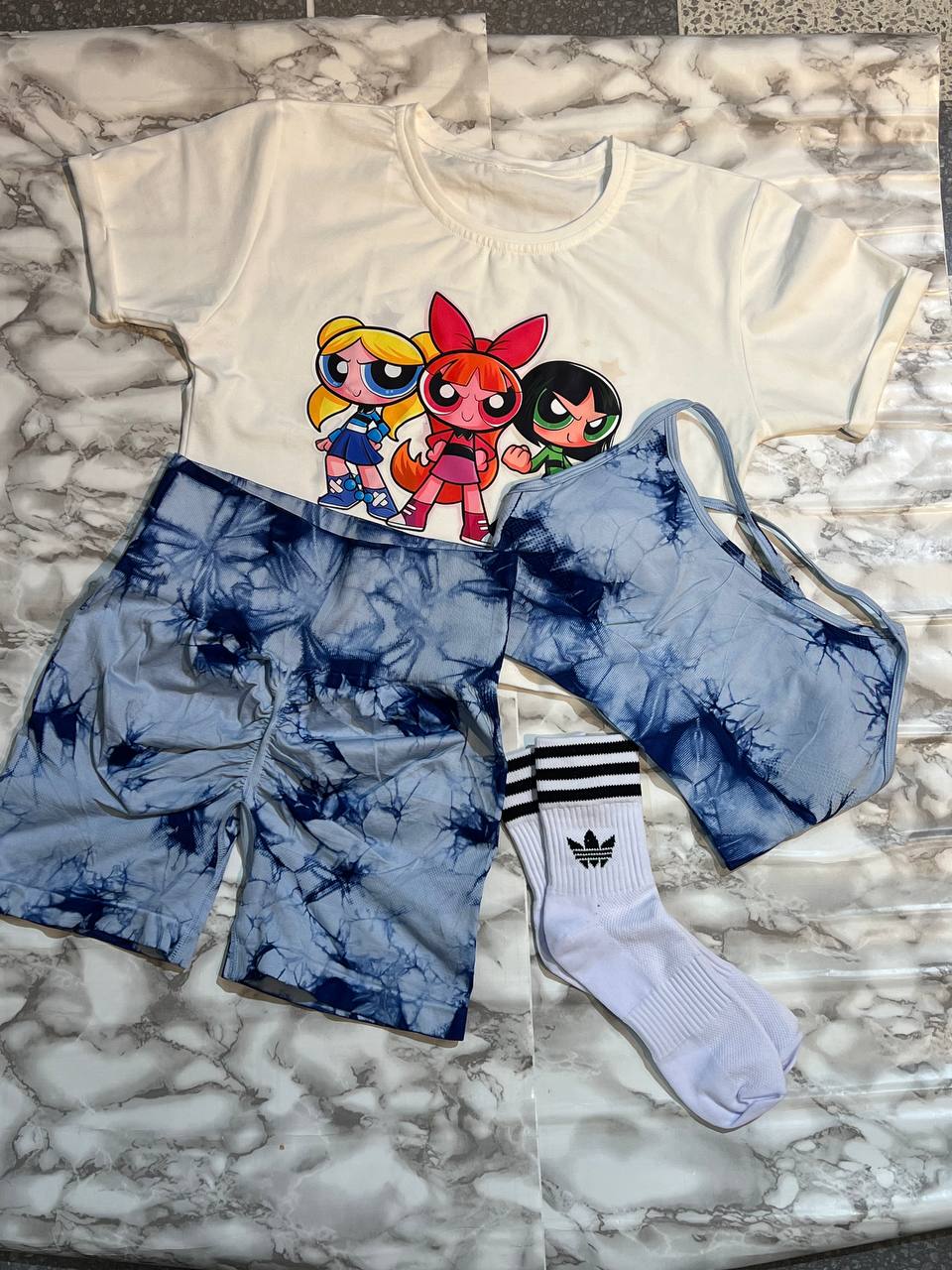 CONJUNTO 4 PIEZAS SHORTS SP