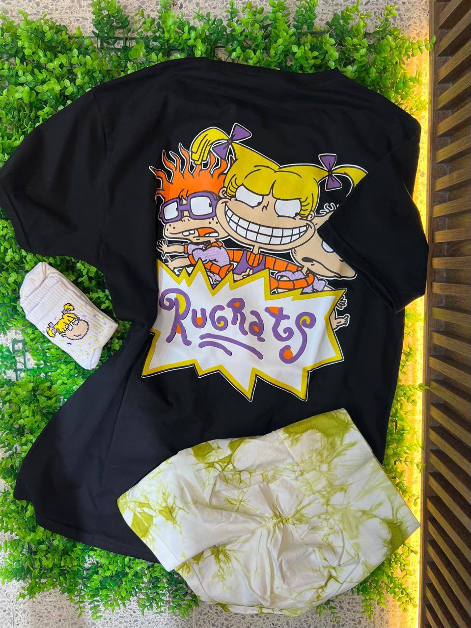 CONJUNTO 3 PIEZAS RUGRATS NEGRA