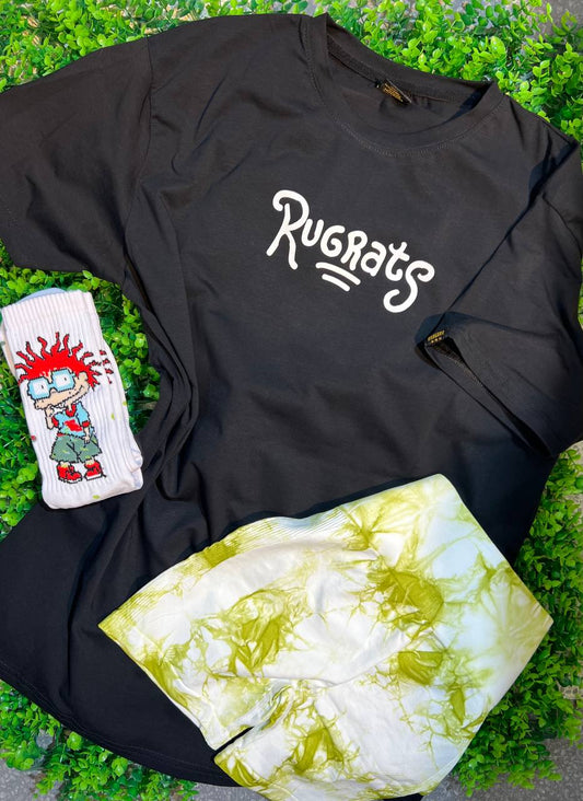 CONJUNTO 3 PIEZAS RUGRATS NEGRO