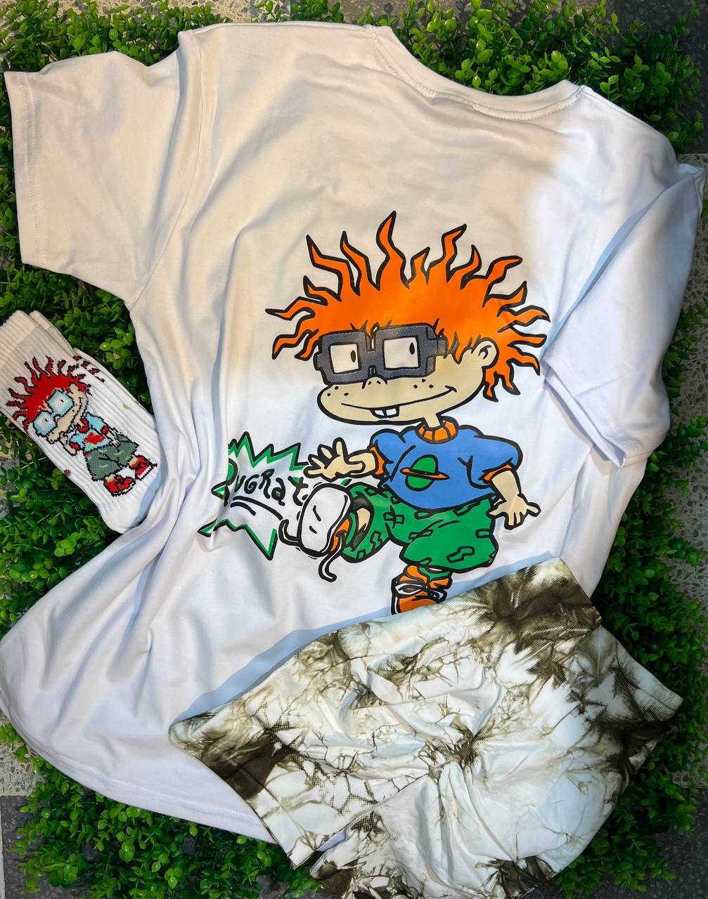 CONJUNTO 3 PIEZAS RUGRATS BLANCO