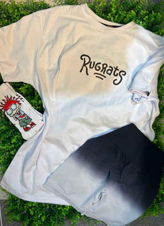 CONJUNTO 3 PIEZAS RUGRATS BLANCO