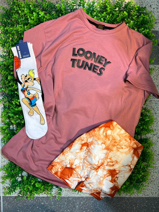 CONJUNTO 3 PIEZAS LOONEY TUNES SALMON