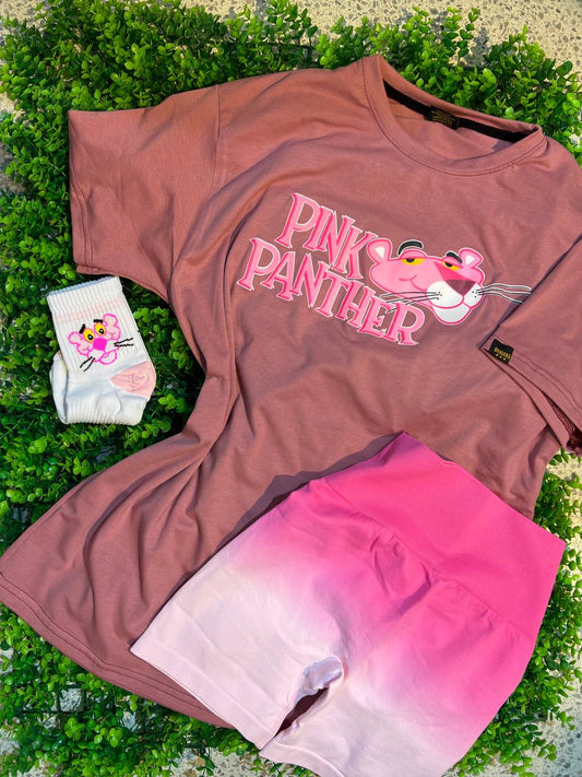 CONJUNTO 3 PIEZAS PANTERA ROSA