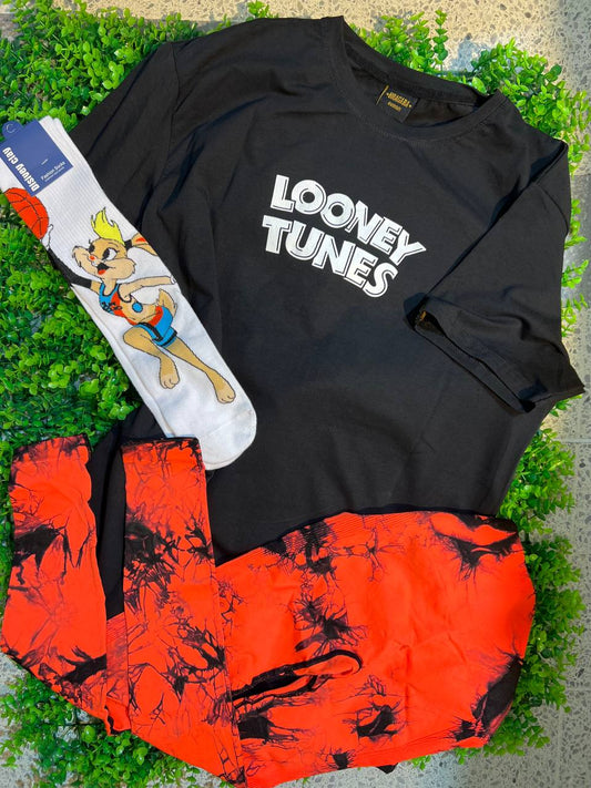 CONJUNTO 3 PIEZAS LEGGINGS LOONEY TUNES