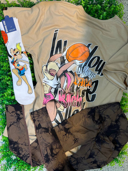 CONJUNTO 3 PIEZAS LEGGINGS LOONEY TUNES
