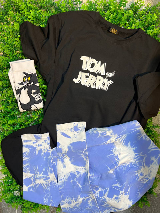 CONJUNTO 3 PIEZAS LEGGINGS TOM Y JERRY