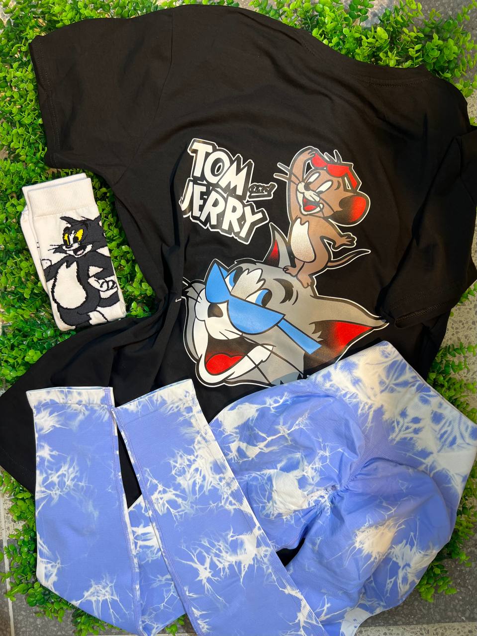 CONJUNTO 3 PIEZAS LEGGINGS TOM Y JERRY