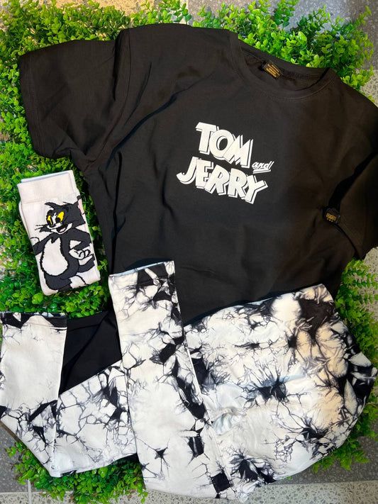 CONJUNTO 3 PIEZAS LEGGINGS TOM Y JERRY