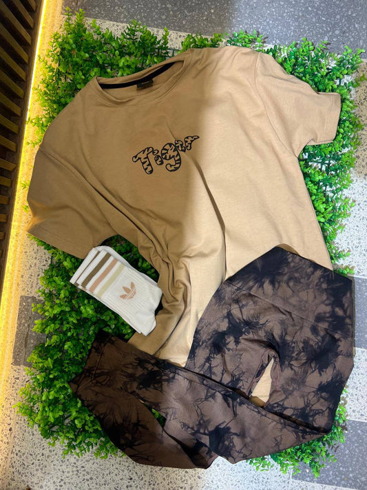 CONJUNTO 3 PIEZAS LEGGINGS TIGER