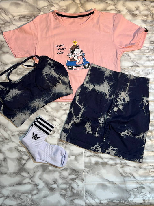 CONJUNTO4 PIEZAS SHORT