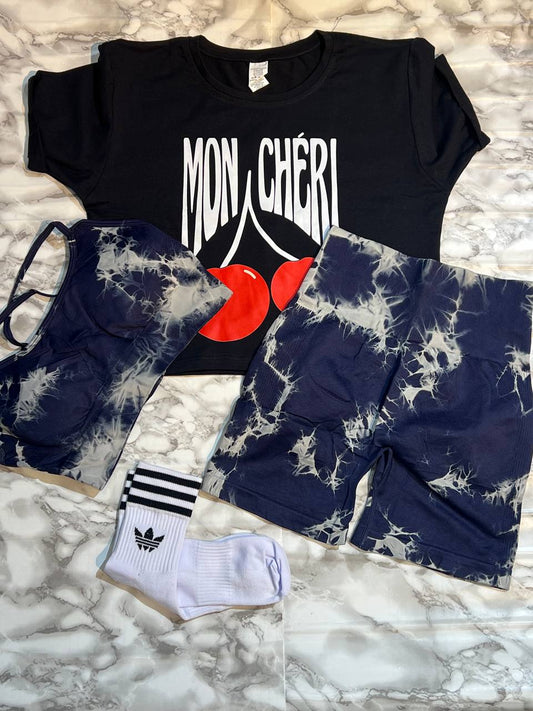 CONJUNTO 4 PIEZAS SHORT MON CHERI