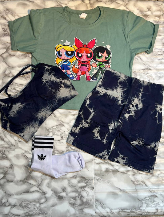 CONJUNTO 4 PIEZAS SHORT SP