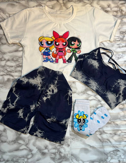 CONJUNTO 4 PIEZAS SHORT SP