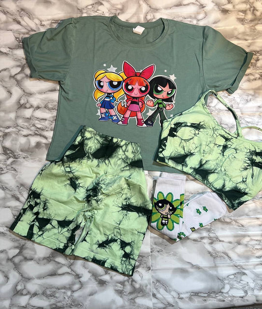 CONJUNTO 4 PIEZAS SHORT SP